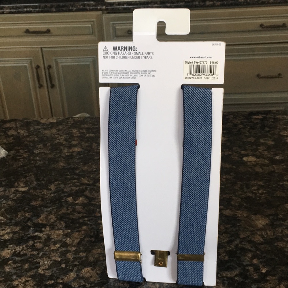 OSHKOSH B’GOSH SUSPENDERS NWT - Picture 3 of 3